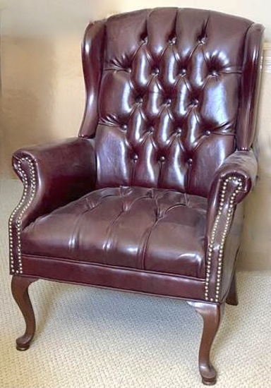 Nice Tufted Wingback Chair