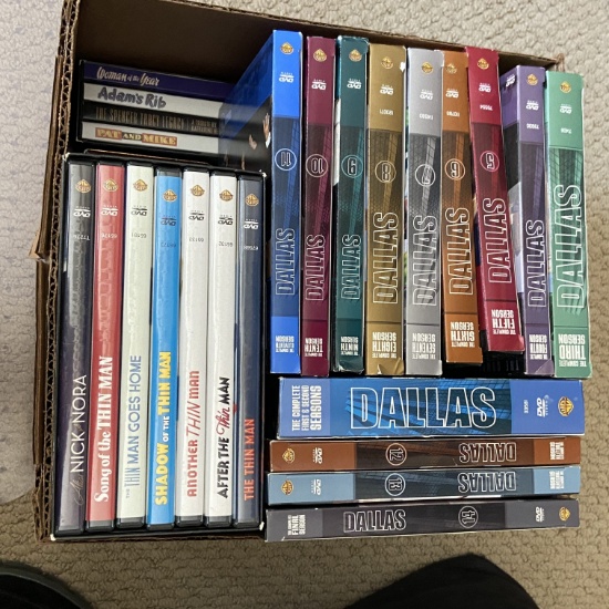 Large DVD Lot - Dallas Box Set & More!