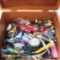 Meguiar’s Shoe Shine Box Filled with Assorted Key Chains, Knives and Watches