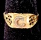 14K Gold “C” Ring