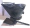 Vintage Metal Coal Bucket and Shovel