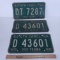 Lot of 3 SC Metal Embossed 300 Years License Plate Tags