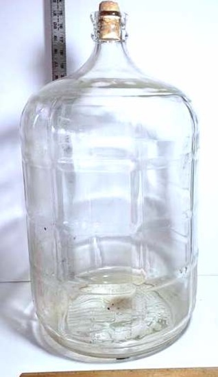 5 Gallon Crisa Glass Bottle with Cork Top