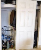 Contents of Closet, Men’s Clothing, Luggage, Plastic Bins, More