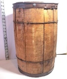 Vintage Wooden Nail Keg Barrel