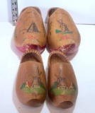 2 Pair Holland Wood Shoes