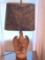 Vintage Gilt Eagle Lamp with Shade