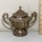 Vintage Sterling Silver Sugar Bowl with Lid - Conquistador Mexico 925/1000