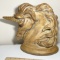 Heavy Pottery Unicorn Head Statue