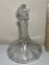 Etched Glass Decanter with Stopper