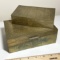 Pair of Etched Brass Nesting Boxes