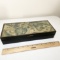 Decorative Wooden Hinged Box with World Map Top