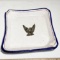 Red, White & Blue Eagle Pottery Ashtray Made in Italy