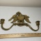 Brass Eagle Candle Holder Wall Hanging