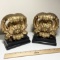 Pair of Decorative Gilt Bookends