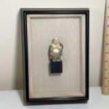 Collectible Framed Oriental “Buddha” Figurine in Shadow Box