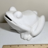 Portugal Porcelain Frog Bank with Stopper