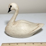 Carved Swan Figurine