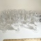 21 pc Lot of Amazing Crystal Stemware with 2 Divided Fabric Caddies