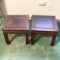 Pair of Square Wooden Short Tables by Ming Dynasty Furniture