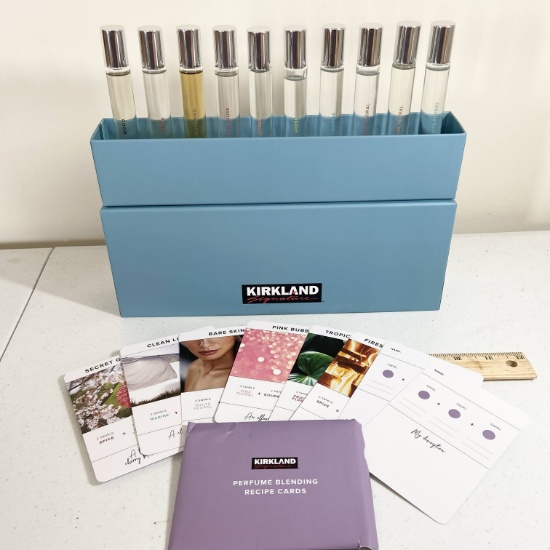 Kirkland Perfume Set in Box with Recipe Cards