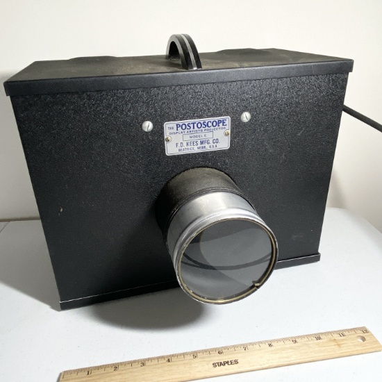 The Postoscope Artists Projector Model E by F.D. Kees Mfg. Co. - Works