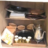 Cabinet Lot of Misc Items