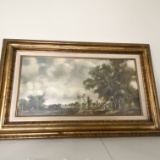 Vintage Framed Print in Gilt Frame