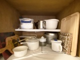 Great Cabinet Lot Full of Useful Kitchenware