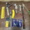 Lot of Misc Hand Tools & Razor Blades