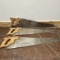 Lot of 3 Hand Saws