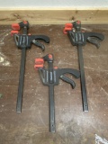 Lot of 3 Diamond Bar Clamps