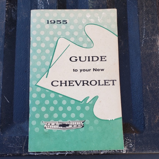 Original Vintage 1955 Chevrolet Manual