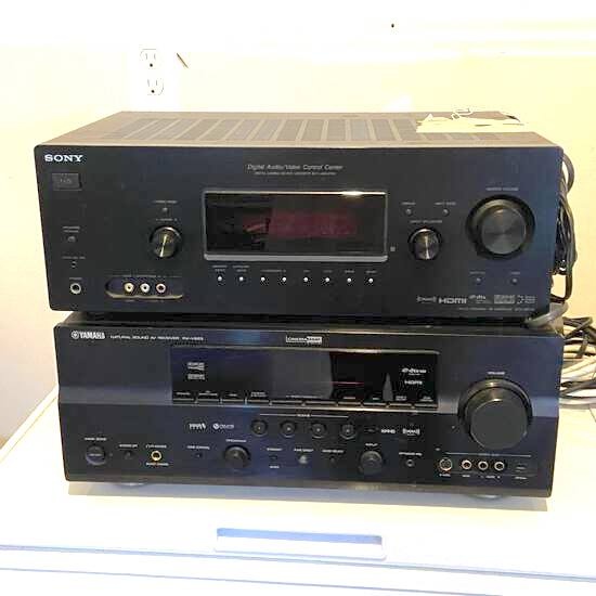 Sony Multi-Channel Receiver & Yamaha Home Theater Receiver Model No. RX-V663