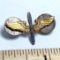 Vintage Propeller on Wings Military Pin