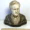 Vintage Chalk-ware Wagner Bust Made in Belgium