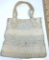 Vintage Hand Made Small Purse with Braided Handles