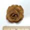 Vintage Butterscotch Bakelite Rose Pendant