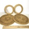 Lot of Sweet Grass Gullah Hot Plates