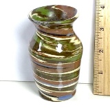 Dessert Sands Small Multi-Colored Pottery Vase