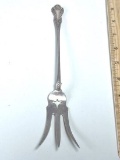 Vintage Sterling Silver Long Serving Fork by Gilreath - Durham Co.