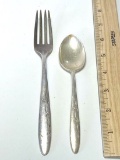 Vintage Gorham Sterling Silver Fork & Spoon