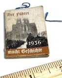 1936 Nazi Germany Miniature Hitler Book