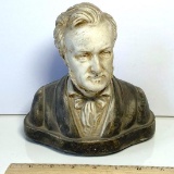 Vintage Chalk-ware Wagner Bust Made in Belgium