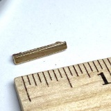 Small Vintage 10Kt Gold Baby Diaper Bar Pin