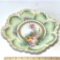 Gorgeous Floral Double Handled Porcelain 11-1/2” Dish