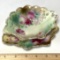 Beautiful Vintage Porcelain Dish with Handle & Coaster