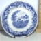 Vintage Silverdale Hanley Blue & White Small Plate Made in England