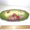 Vintage Impressive P.T. Germany Porcelain Floral Oblong Bowl