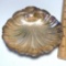 Vintage Silver Plated Footed Shell Shaped Dish